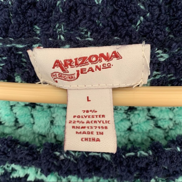 Blue and Green Stripped Sweater - Picture 2 of 3